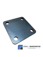 Ankerplatte, Stahlzuschnitt, Flachstahl, Anschweißplatte  S235JR ST37 Laser