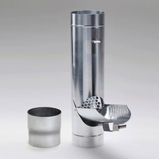 Fallrohrklappe Zink mit