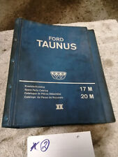Ford Taunus 17m 20m  Ersatzteilkatalog Motor Getriebe V4 / V6  Stand 1972 / 1971