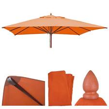B-Ware Ersatz-Bezug Sonnenschirm MCW-C57, Sonnenschirmbezug, eckig 3x3m, orange