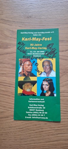 2003 autogramme karl may - 2,