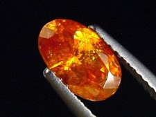 Sphalerit Zinkblende / Sphalerite 1,37 Ct. Oval Spanien (5427t)