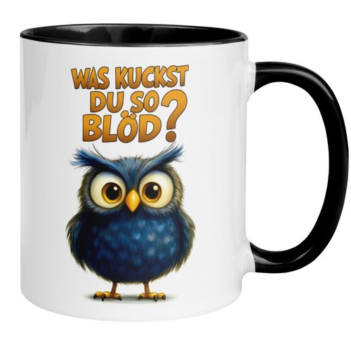 Tasse eule was - tasse, –