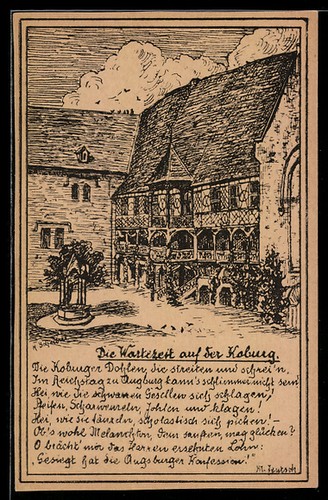 Koburg burghof koburger - ak,