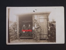 Orig. Foto Feld Latrine an der Westfront WWI
