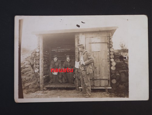 Orig foto feld latrine - foto, der