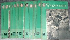 Rar! 17 Hefte „Die Volkspolizei“ 1962 Zeitschrift Vopo Vopos DDR Polizei selten!