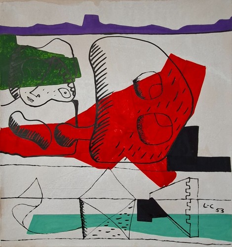 Corbusier signiertes - le,
