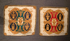 2 Original VERSACE Home Kissen  – Vintage Barocco Design, beidseitig, Rarität