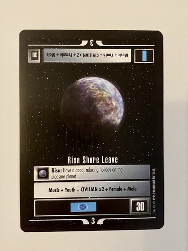Star trek ccg risa shore - trek,