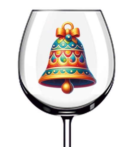 12x bunte weihnachtsglocke - 12x,