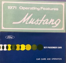 1971 Ford MUSTANG Owners