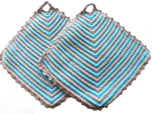Paar topflappen - paar,