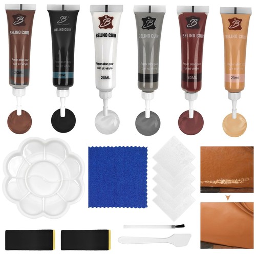 Leder reparatur set schwarz - reparatur,