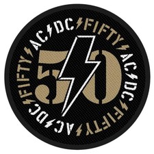 AC/DC Patch Rund · Fifty 50