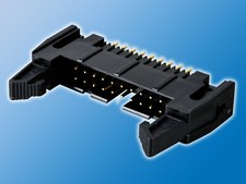 Pfostenstecker | 20-pol | RM 2,54mm | 2-reihig | mit Verrieglung | gerade