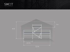 NEU Baugerüst 6x7,5m