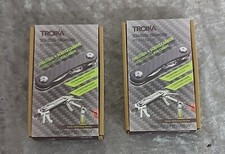 2x Schlüssel Organizer TROIKA CLEVER KEY bis zu 6 Schlüssel Carbon