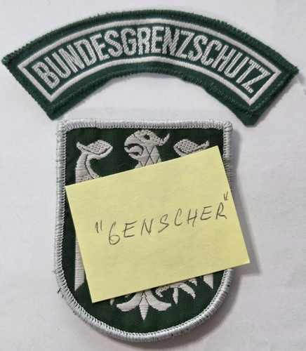 Bgs polizei 2teilig 1970er - polizei,
