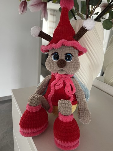 Handgehäkeltes glühwürmchen - handgehäkeltes,