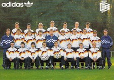 DFB Deutschland Mannschaftsbild Mannschaftskarte Mannschaftsfoto ca '90