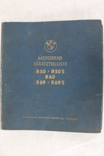 BMW R50 - R50 S - R60 - R69 - R69 S Motorrad Ersatzteilliste "Mai 1961" Katalog