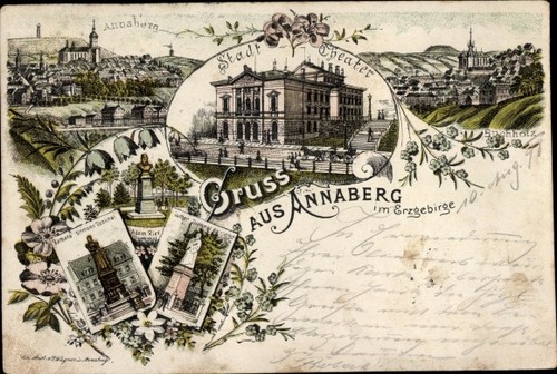 Litho annaberg buchholz - annaberg, im