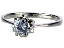 Solitär 18 K 750 Weißgold