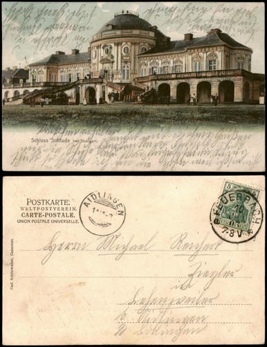 Ansichtskarte stuttgart - ansichtskarte,