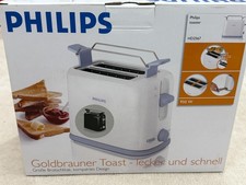 Philips Toaster HD 2567 schwarz - Brötchenaufsatz - Krümelfach - neu, unbenutzt