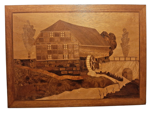 Exklusives intarsien holzbild - exklusives,