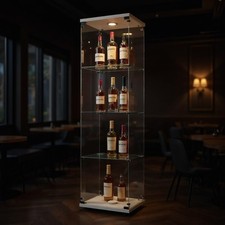 Glasvitrine mit Led Glas