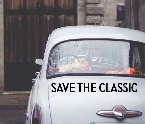 Aufkleber save the classic - save,