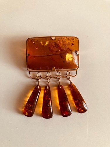 Brosche gold 14k - gold,