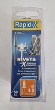 Rapid-Edelstahl-Blindniete Ø4,0 x 12 mm 5000394 50 Stück