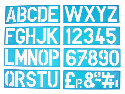 100 alphabet schablone - mm,