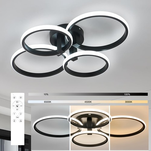 Led deckenlampe ring dimmbar - 4-ring,