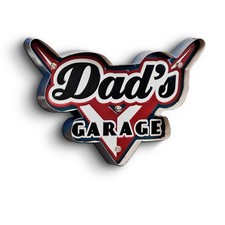 Blechschild Dad`s Garage