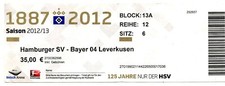 Ticket hamburger bayer - bl, sv