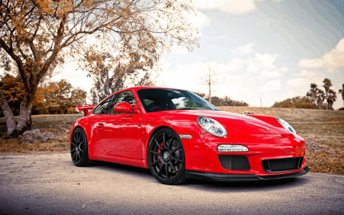 Porsche sportwagen wandkunst - sportwagen,