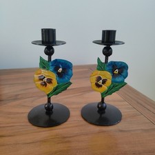 Zwei Vintage Kerzenständer