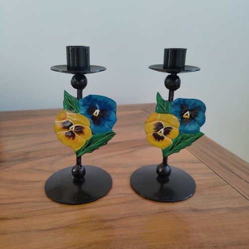 Zwei vintage kerzenständer - zwei,