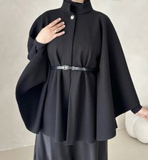 Poncho Mit Gürtel Damen