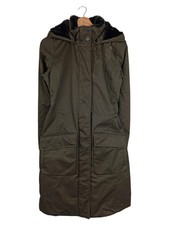 ELVINE Damen Winterjacke Gr. 36/S Grün Casual Parka mit Kapuze