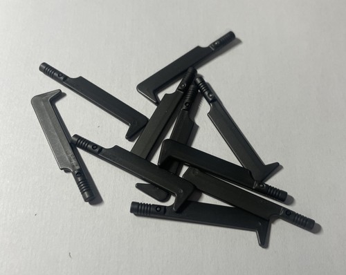 10x lego schwert grau pearl - lego,
