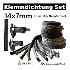 Kamindichtung 14x7mm Dichtband