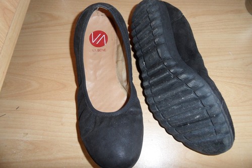 Ballerina schwarz wildleder - ballerina,