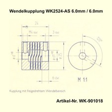 Spiral Coupling WK2524-AS |