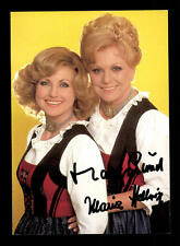 Maria und Margot Hellwig Autogrammkarte TOP ## BC 88942 D