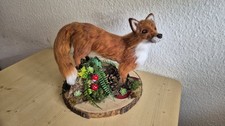 Fuchsfigur Aus Nadelfilz/ Handarbeit aus Schafwolle/Dekoration Unikat